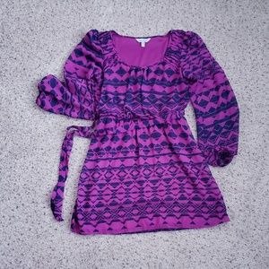 Women's Long Sleeves Mini Dress